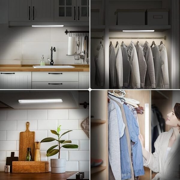 BLS 84 LED Closet Lights - Battery Powered, Super Bright Under Cabinet Lighting with Motion Sensor, Wireless, 3200mah Rechargeable Battery, 120 Days Run Time - Image 6