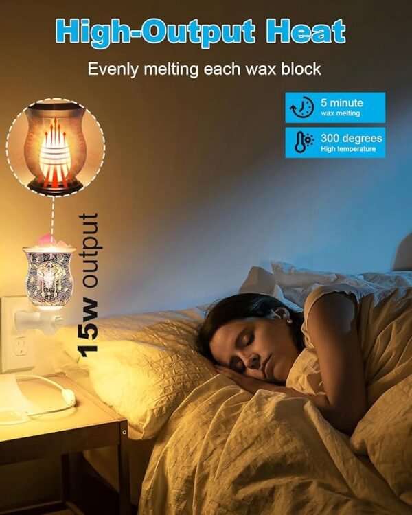 Salt Lamp Bulbs - 15 Watt Light Bulbs for Scentsy Wax Warmer - C7 Replacement Bulbs for Plug in Wax Diffuser- Warmwhite - Dimmable,15 Packs - Image 2