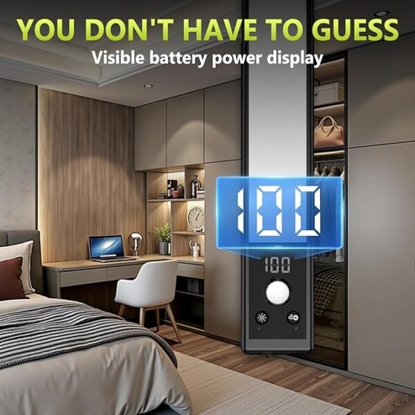 6 Pack 10\" Under Cabinet Lights with Digital Display,52 LED Rechargeable Motion Sensor Light Indoor,3 Color Temperatures, Magnetic Dimmable Closet Lights, Under Counter Light for Kitchen - Image 5