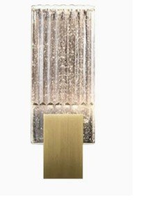 Gold Color Glass Wall Lamp Sconce for Corridor Living Room Studio Bedroom (B004)