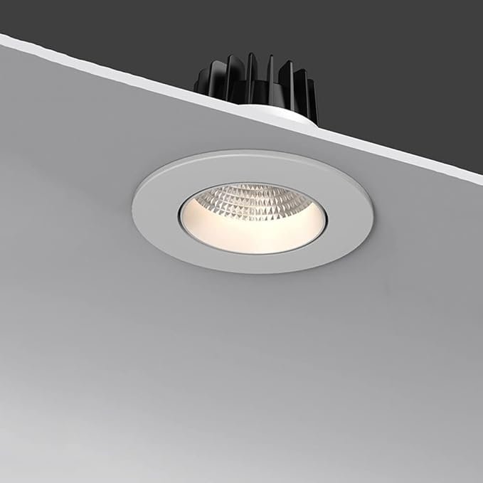 5 pcs COB Spotlight Deep Anti-Glare Led Downlight 5W, 7W, 10W Embedded Ultra-Thin Led Ceiling Spotlight CRI90+ Aluminum Recessed Downlights Cutout: 65-80mm - Image 4