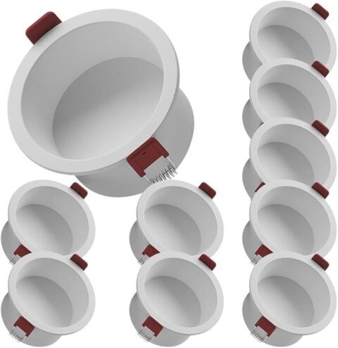 LED Downlight Dimmable Embedded Hole Light Deep Anti-Glare COB Spotlights 5W/7W/12W Led Can Lights Sink Downlights 1pcs,4pcs,10pcs,16pcs