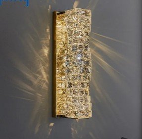 Indoor Luxury Design Decorative Modern LED Crystal Wall Lamp Corridor for Living Room Home Bedroom Bedside (B003)